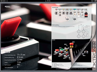 Blätterkatalog auf dem iPad