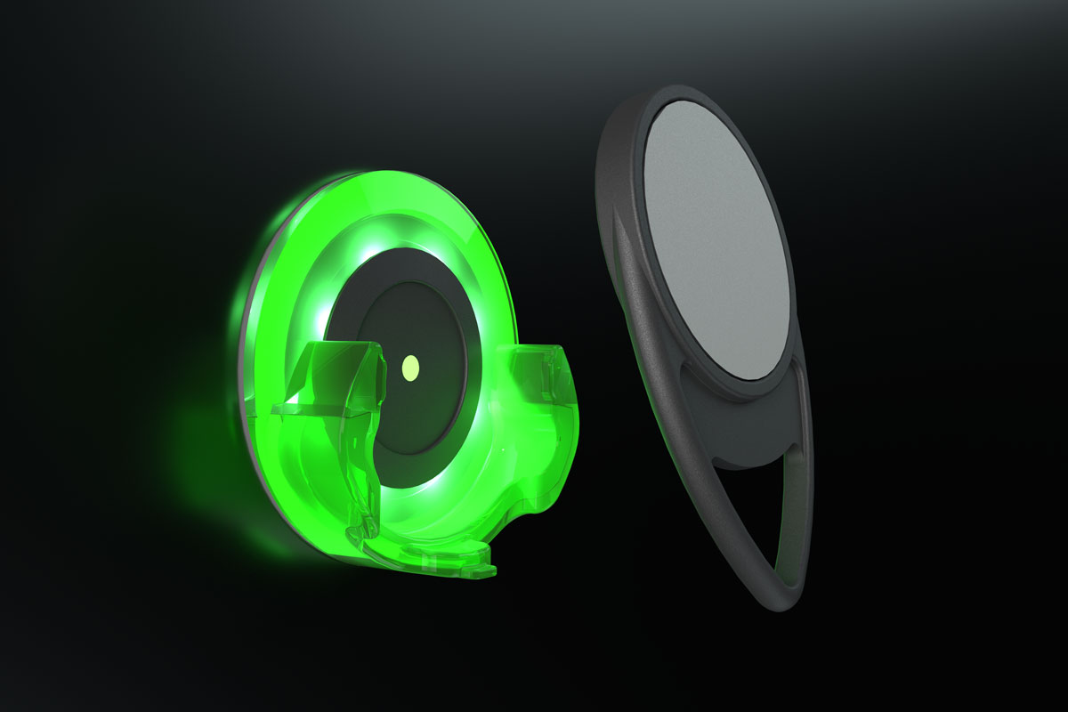 In this picture you can see an RFID system.