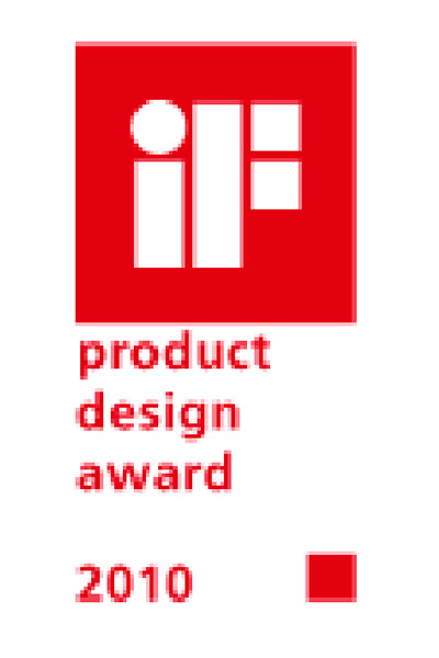 The picture shows the iF Design Award 2010  can be seen.