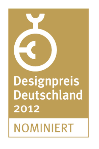 In the picture you can see the Design Award Germany 2012 nominee.