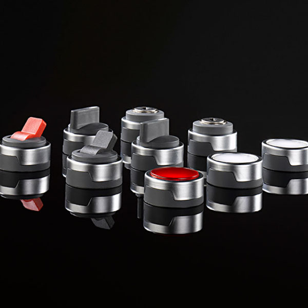 The picture shows Rondex-M pushbuttons.