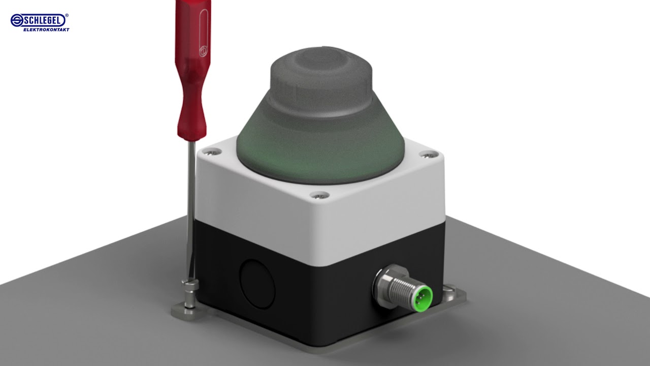 easy assembly of the active/inactive emergency-stop