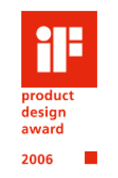 The picture shows the iF Design Award 2006  can be seen.