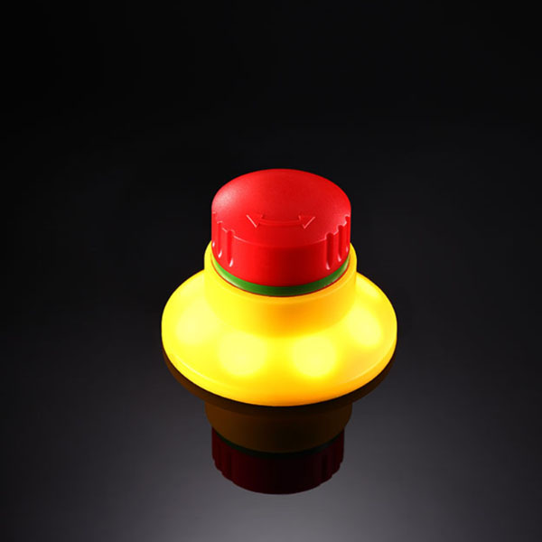 On the picture you can see an emergency stop QRBLUV.