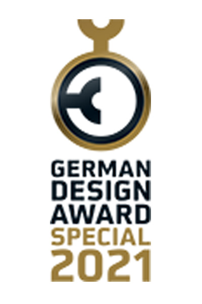 In the picture you can see the German Design Award Special 2021.