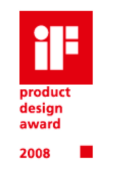 The picture shows the iF Design Award 2008  can be seen.