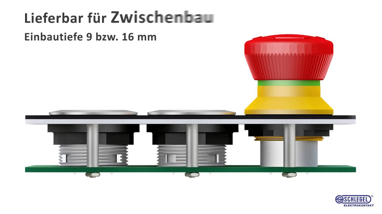 SHORTRON klein & leistungsstark - Befehlsgeräte für minimale Einbautiefe