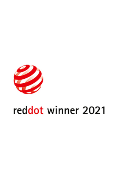 In this picture you can see the award for reddot winner 2021.