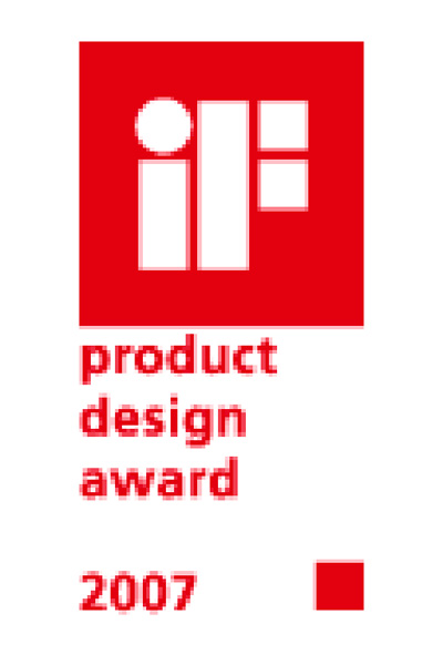 The picture shows the iF Design Award 2007  can be seen.