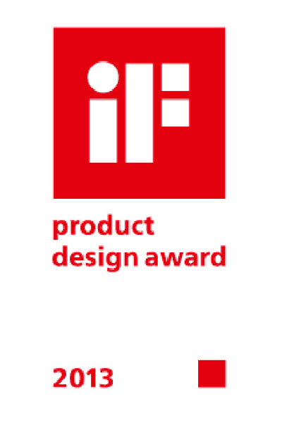 The picture shows the iF Design Award 2013.