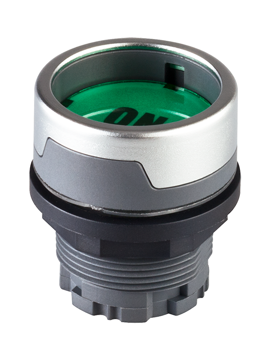 verrasteter Druckschalter