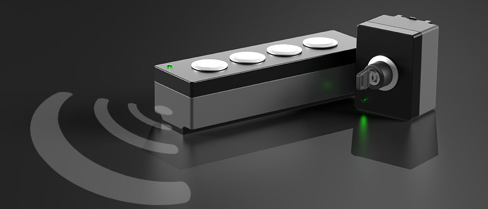 This picture shows a wireless system with proboxx.