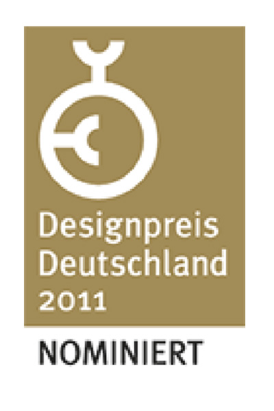 In the picture you can see the Design Award Germany 2011 nominee.